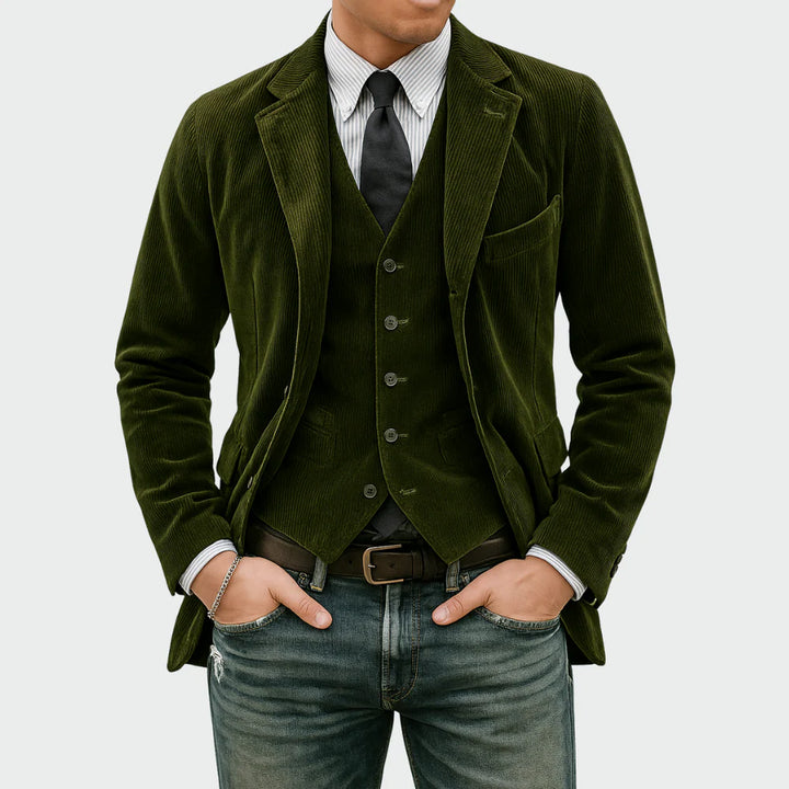 TOMMY - VELVET BLAZER & VEST