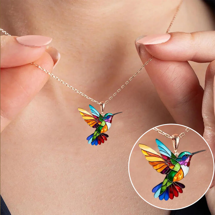 LOLA - BEAUTIFUL HUMMINGBIRD NECKLACE