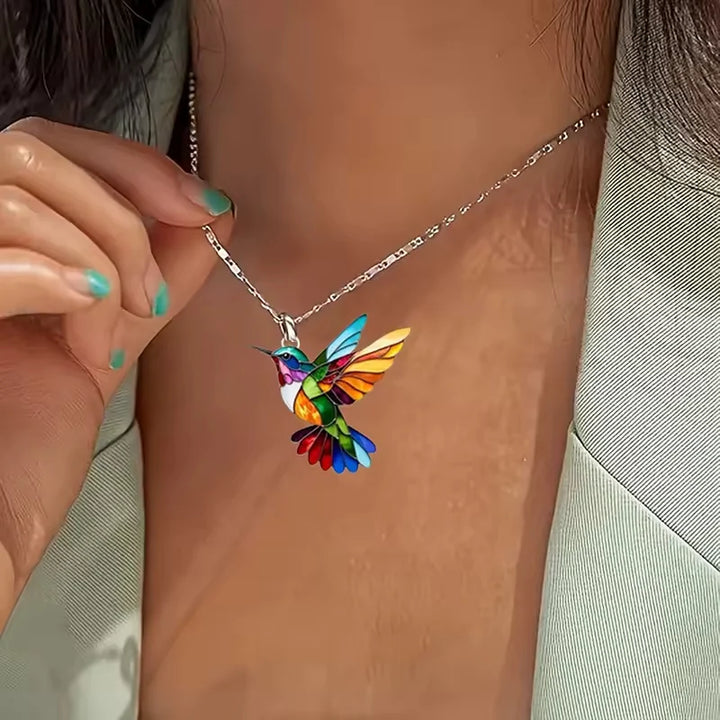 LOLA - BEAUTIFUL HUMMINGBIRD NECKLACE