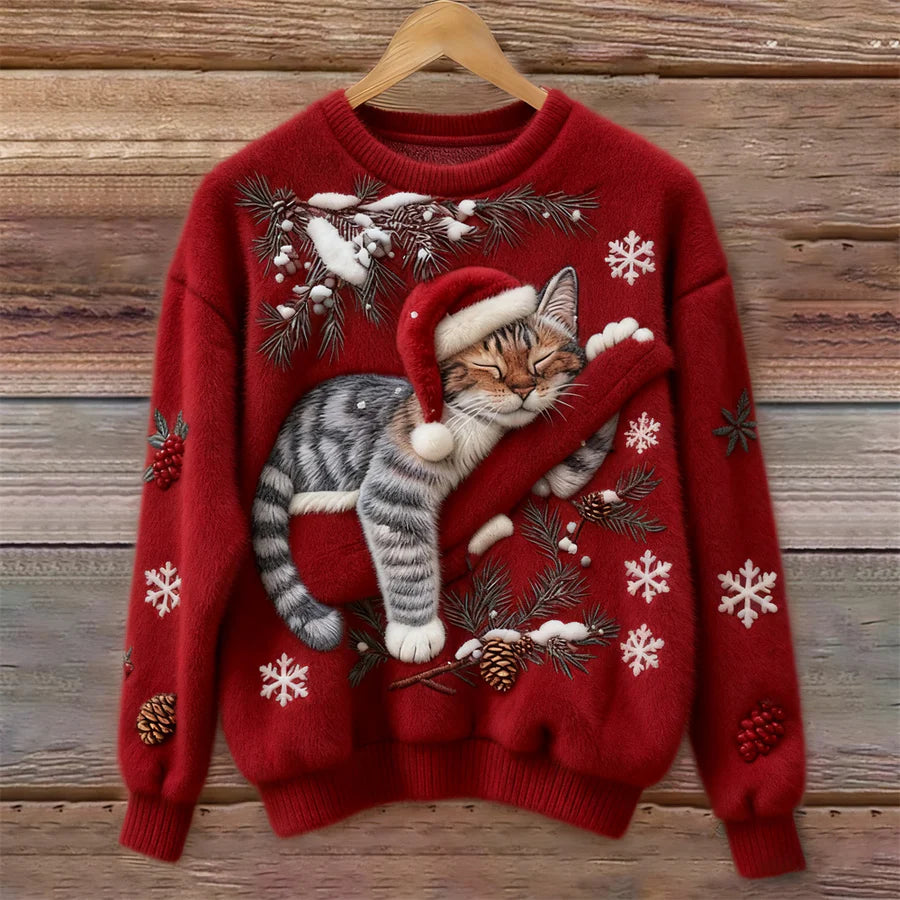 CHRISTMAS CAT - SWEATER