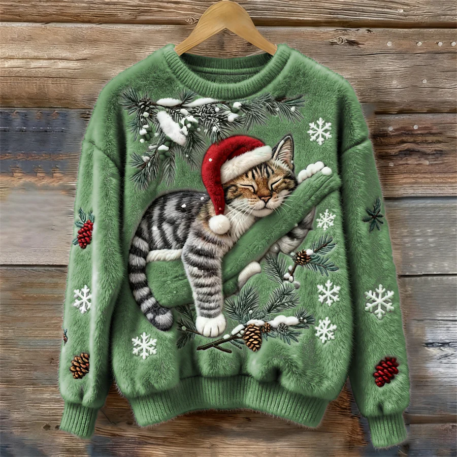 CHRISTMAS CAT - SWEATER