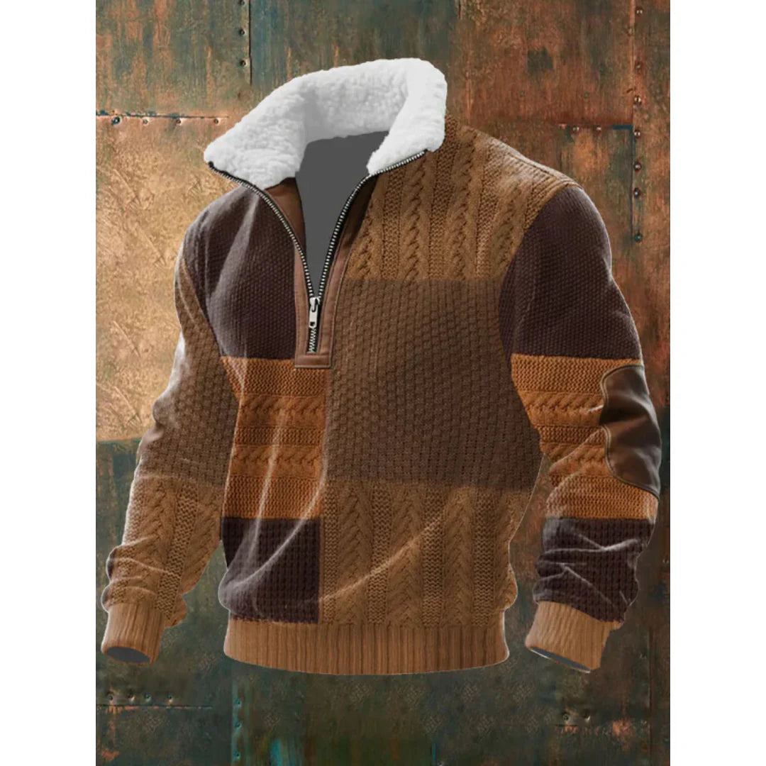 TORES - FLEECE TURTLENECK SWEATER